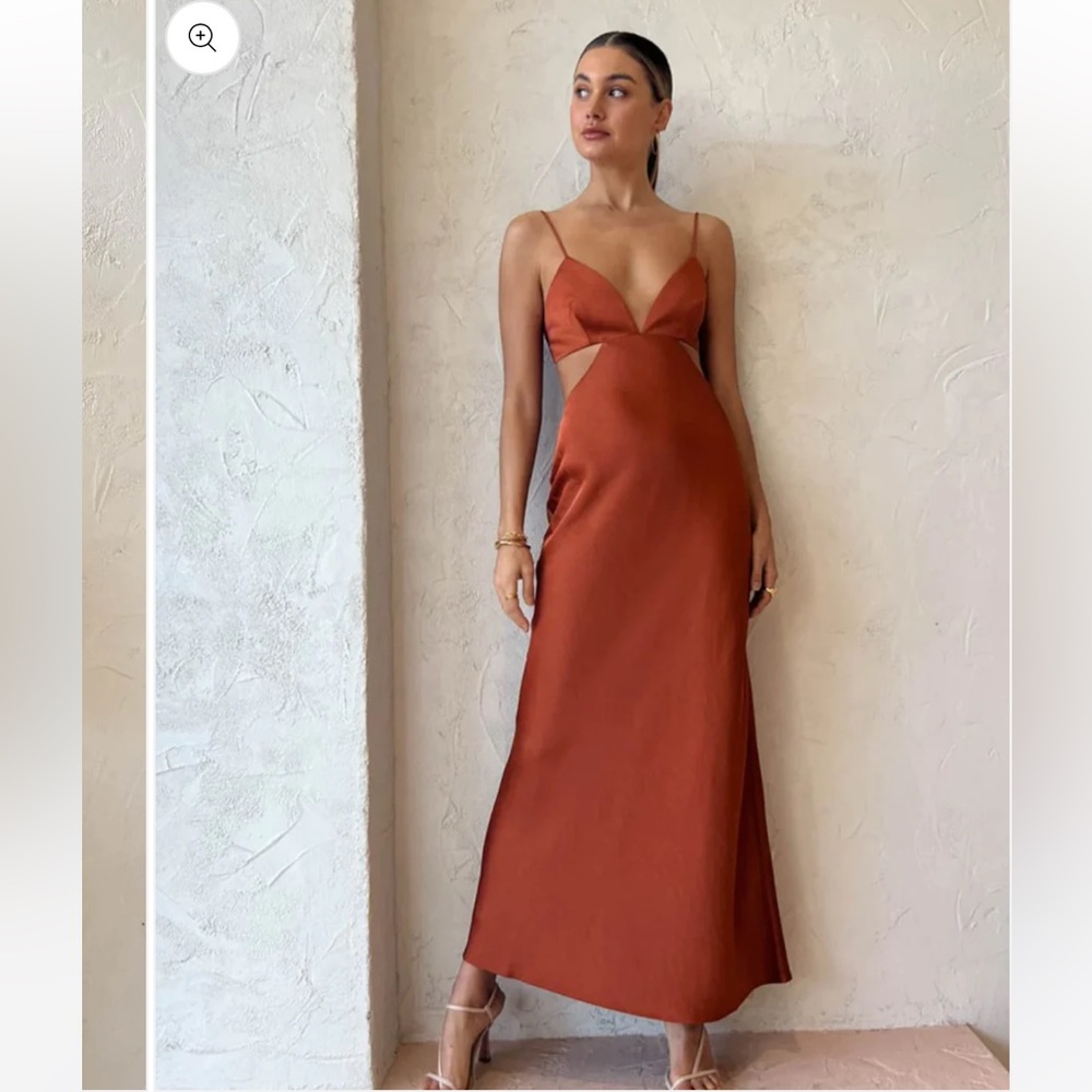 Significant Other Jacy Dress Copper Color Size 6